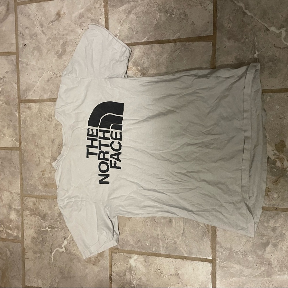The North Face Gray T-Shirt with Black Logo